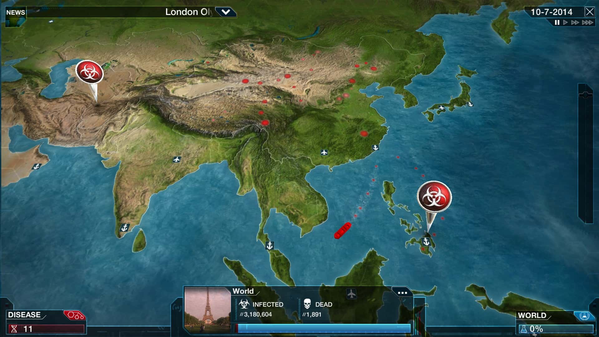 瘟疫公司:物竞天择 进化 Plague Inc Evolved 全DLC插画